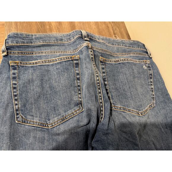 Rag and Bone Medium Wash Distressed Hem Jeans 31 - Picture 4 of 5